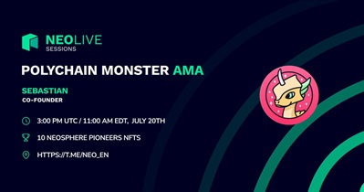 NEO проведет АМА совместно с Polychain Monsters в Telegram 20 июля