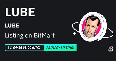 LUBE to Be Listed on BitMart on April 16th