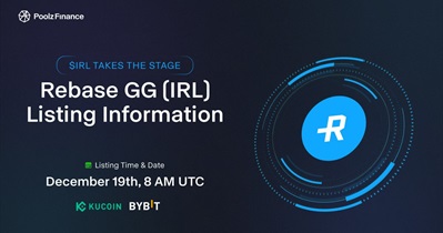 KuCoin проведет листинг Rebase GG IRL 19 декабря