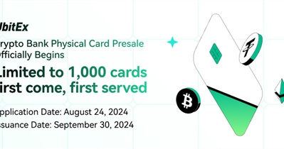 Lançamento UB physical crypto card