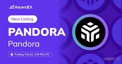 AscendEX проведет листинг Pandora 22 февраля