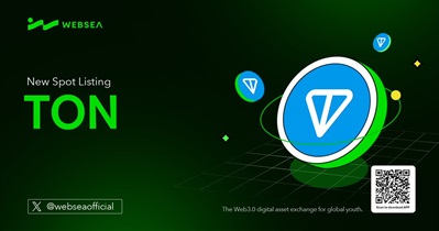 Websea проведет листинг Toncoin