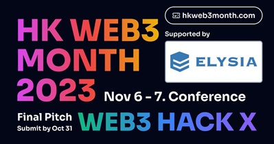 ELYSIA примет участие в «HK Web3 Month» в Гонконге 6 ноября