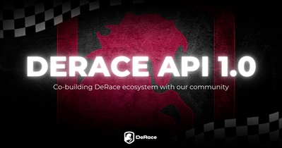 DeRace API v.1.0 공개 릴리스