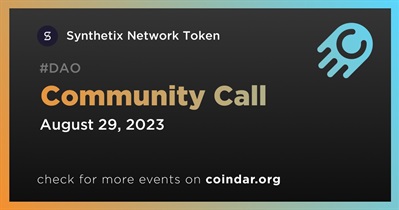 Synthetix Network Token to Host a Community Call on August 29th