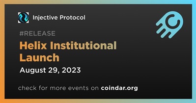 Injective Protocol to Release Helix Institutional on August 29th