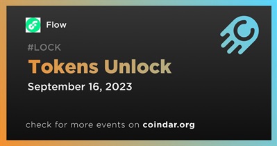 0.70% of FLOW Tokens Will Be Unlocked on September 16th