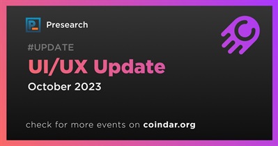 Presearch to Present UI/UX Update in October