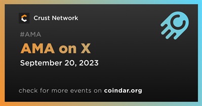 Crust Network to Hold AMA on X on September 20th