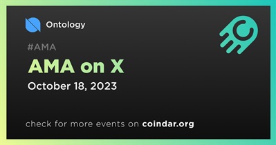 Ontology to Hold AMA on X on October 18th