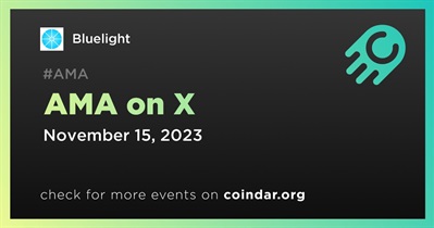 Bluelight to Hold AMA on X on November 15th