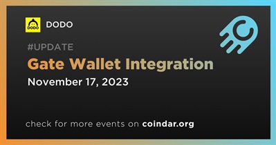 DODO to Be Integrated With Gate Wallet