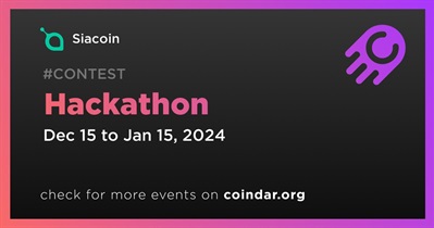 Siacoin to Hold Hackathon on December 15th