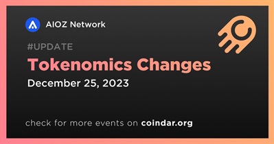 AIOZ Network to Make Changes in Tokenomics on December 25th