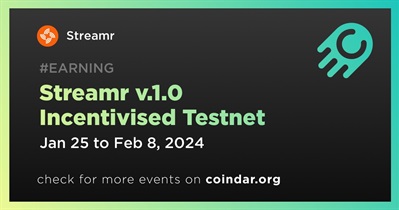 Streamr to Launch Incentivised Testnet