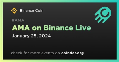 Binance Coin to Hold AMA on Binance Live on January 25th
