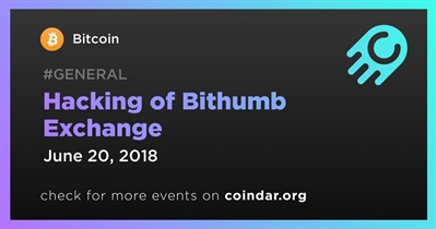 Hacking of Bithumb Exchange