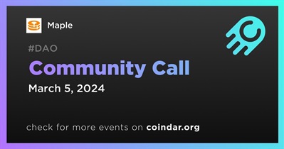 Maple to Host Community Call on March 5th