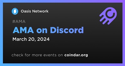 Oasis Network to Hold AMA on Discord on March 20th