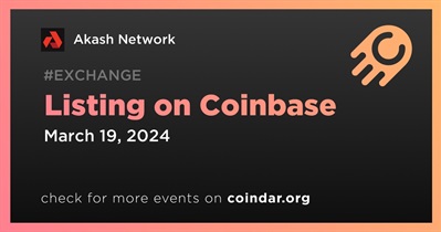 Akash Network to Be Listed on Coinbase on March 19th