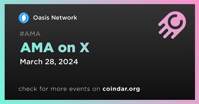 Oasis Network to Hold AMA on X on March 28th