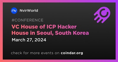 NvirWorld to Participate in VC House of ICP Hacker House in Seoul on March 27th