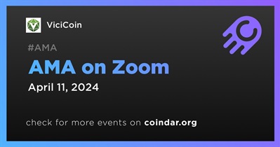 ViciCoin to Hold AMA on Zoom on April 11th