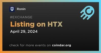 Ronin to Be Listed on HTX