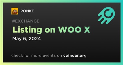 PONKE to Be Listed on WOO X