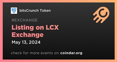 BitsCrunch Token to Be Listed on LCX Exchange