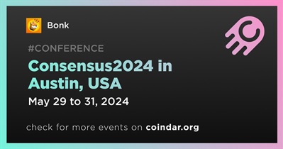 Bonk to Participate in Consensus2024 in Austin on May 29th