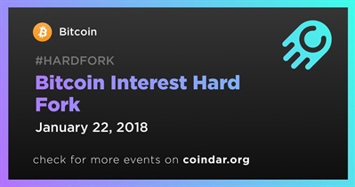Bitcoin Interest Hard Fork