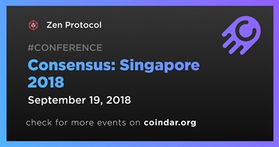 Consensus: Singapore 2018