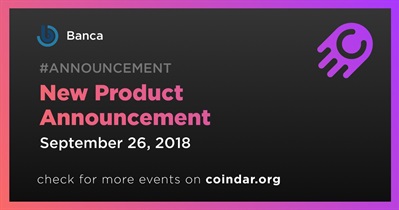New Product Announcement