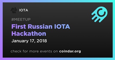 First Russian IOTA Hackathon