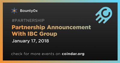 Partnership Announcement With IBC Group