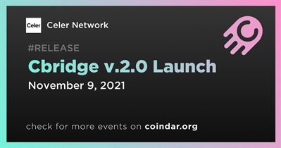 Cbridge v.2.0 Launch