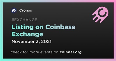 Listing on Coinbase Exchange