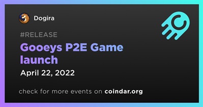 Gooeys P2E Game launch