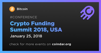 Crypto Funding Summit 2018, USA