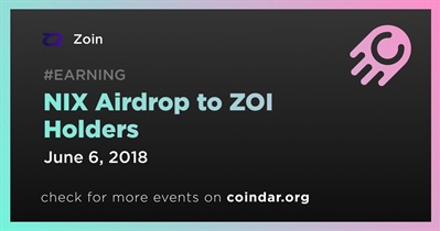 NIX Airdrop to ZOI Holders