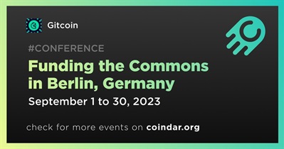 Gitcoin to Attend Funding the Commons in Berlin