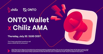 Chiliz to Host AMA on Twitter With ONTO Wallet on July 20th