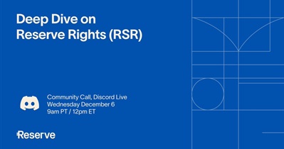 Reserve Rights Token to Host Community Call on December 6th