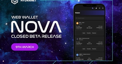 Hydranet to Release Closed Beta NOVA Wallet on March 9th