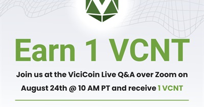 ViciCoin to Hold AMA on Zoom on August 24th
