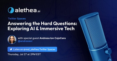 Alethea to Host AMA on Twitter on July 27th