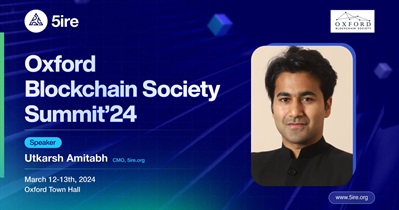 5ire to Participate in Oxford Blockchain Society Conference in Oxford on March 13th