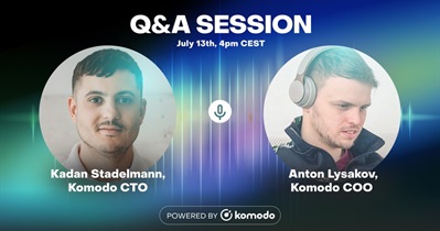 Komodo to Host AMA on Discord on July 13th