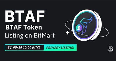 BTAF Token to Be Listed on BitMart on May 15th